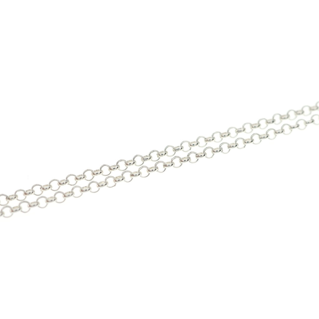 CHROME HEARTS(クロムハーツ) NECKCHAIN R24 ロールチェーンネックレス 24inch シルバー BCA085