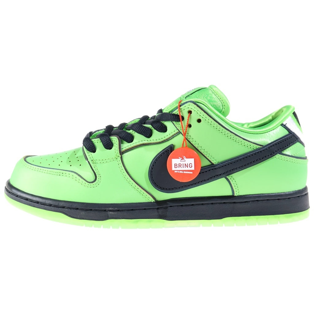 NIKE SB(ナイキエスビー) ×THE POWERPUFF GIRLS DUNK LOW PRO QS BUTTERCUP ローカットスニーカー US8.5/26.5cm FZ8319-300