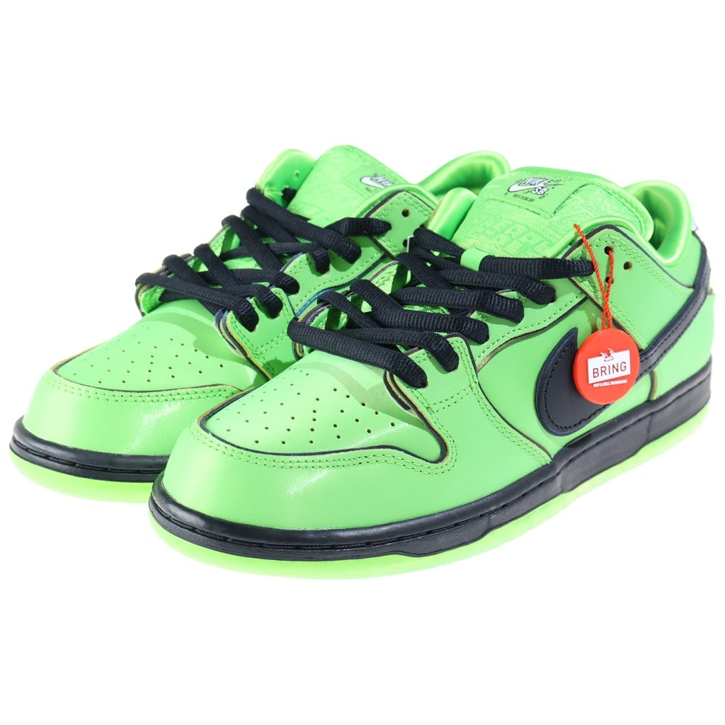 NIKE SB(ナイキエスビー) ×THE POWERPUFF GIRLS DUNK LOW PRO QS BUTTERCUP ローカットスニーカー US8.5/26.5cm FZ8319-300