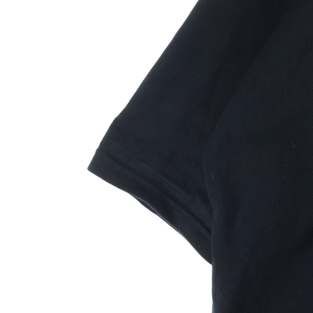 Y's(ワイズ) PIGMENT PRINT BIG TEE ピグメント プリント ビッグ クルーネック半袖Tシャツ カットソー レディース ブラック YQ-T27-678