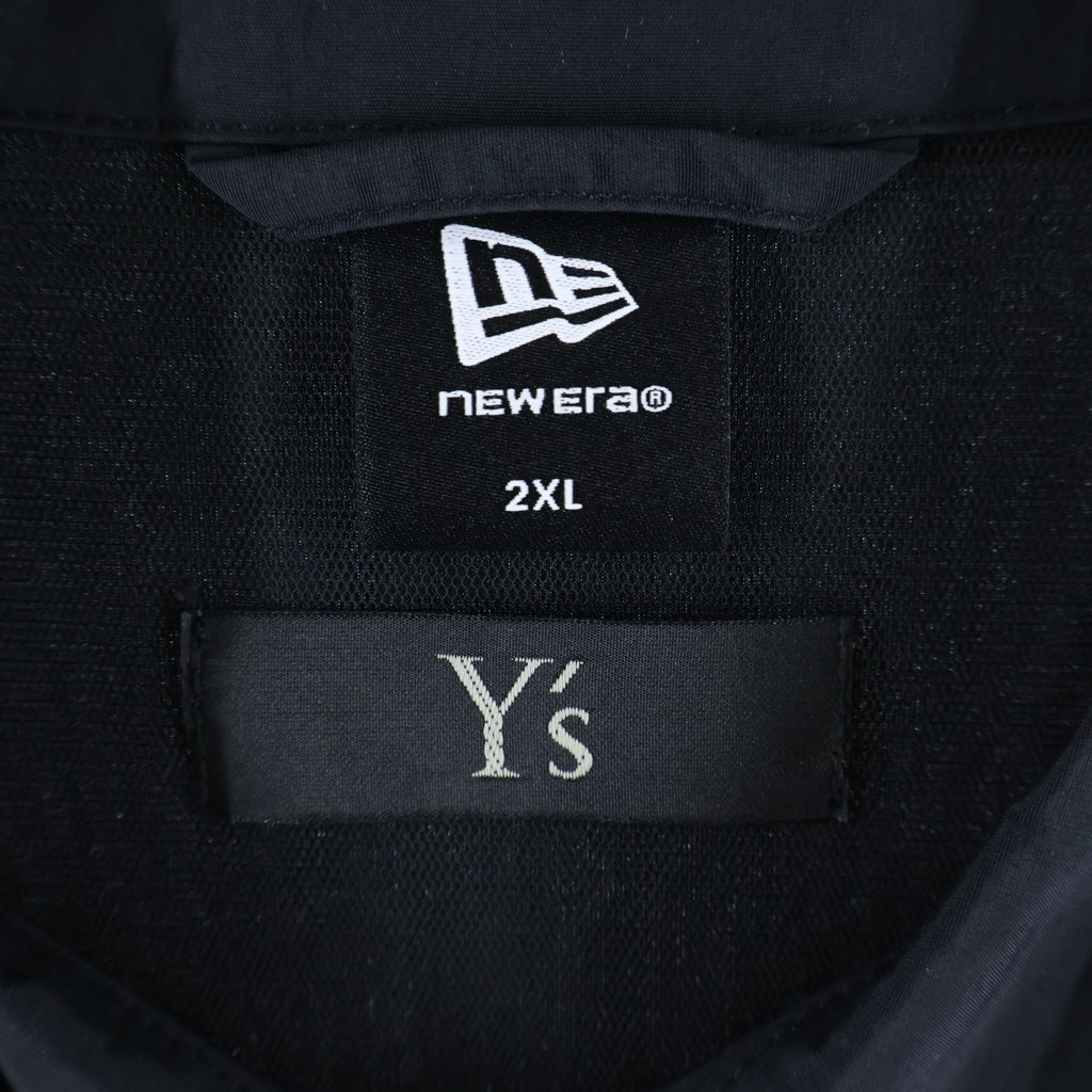 Y's(ワイズ) ×NEW ERA NYLON COACH JACKET ニューエラ ナイロンコーチジャケット レディース ブラック YV-J30-953