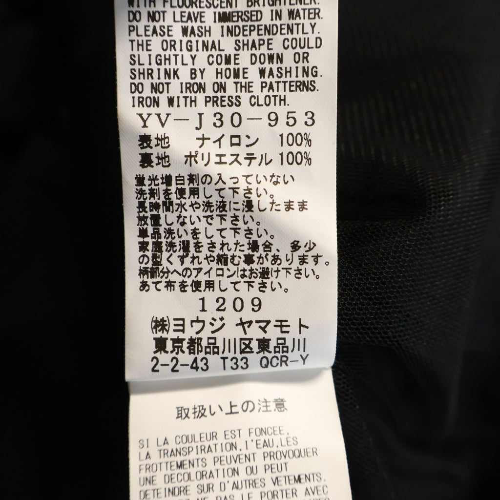 Y's(ワイズ) ×NEW ERA NYLON COACH JACKET ニューエラ ナイロンコーチジャケット レディース ブラック YV-J30-953