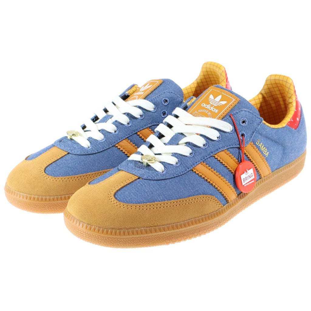 adidas(アディダス) ×TOY STORY SAMBA OG WOODY トイストーリー サンバ ウッディ ローカットスニーカー インディゴ/ブラウン US10.5/28.5cm LA3984