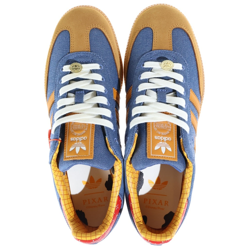adidas(アディダス) ×TOY STORY SAMBA OG WOODY トイストーリー サンバ ウッディ ローカットスニーカー インディゴ/ブラウン US10.5/28.5cm LA3984