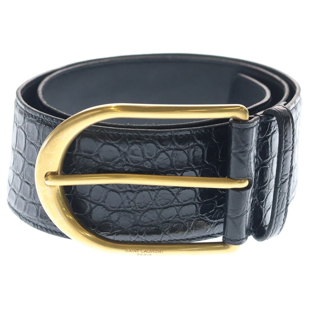 SAINT LAURENT PARIS(サンローランパリ) RUNWAY WIDE CROC LEATHER