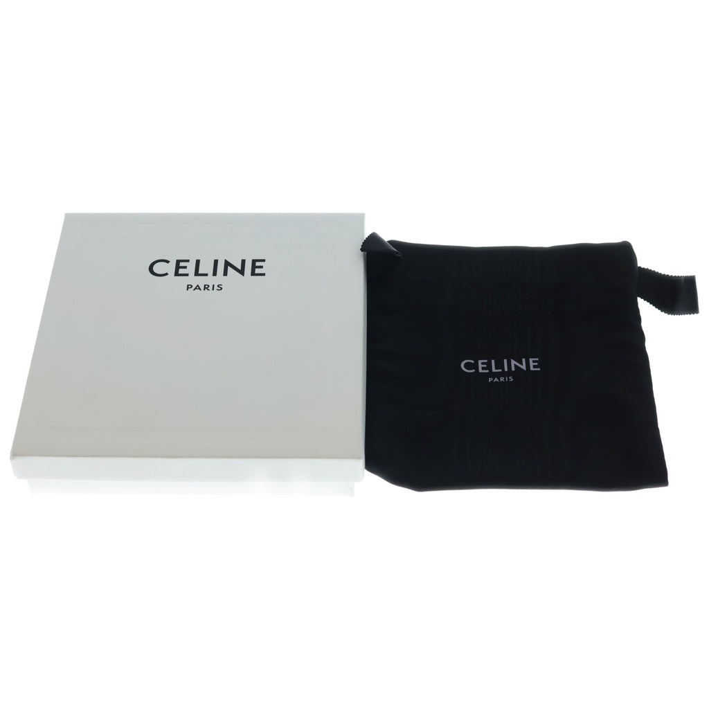 CELINE(セリーヌ) ×ANDRE BUTZER BI-FOLD LEATHER WALLET アンドレ ブッツァー バイフォールド 二つ折り財布 ウォレット ブラック 10C873CDS.38SI
