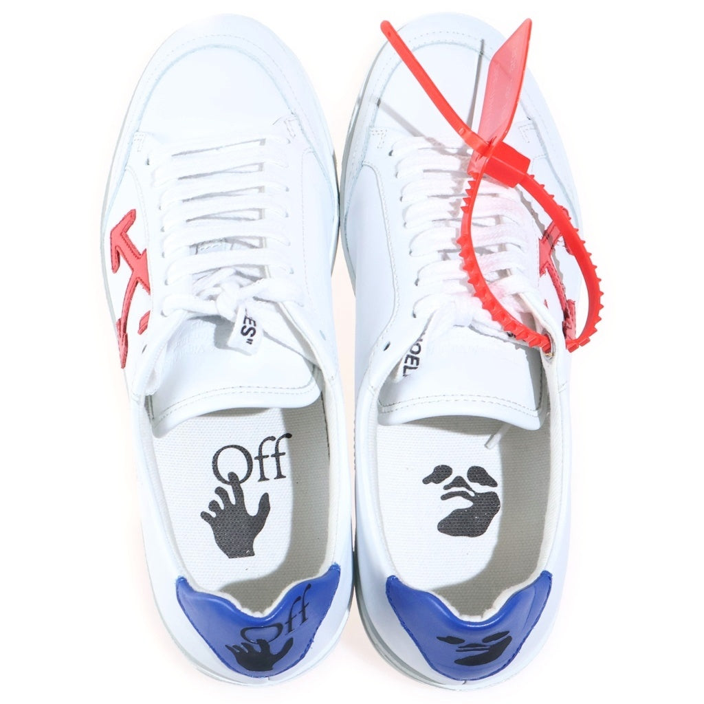OFF-WHITE(オフホワイト) 21AW ARROW 2.0 SNEAKER レザー ローカットスニーカー レディース ホワイト OWIA177R21LEA0030125