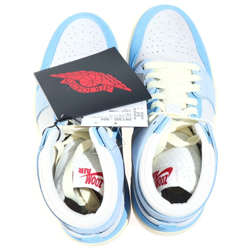 NIKE(ナイキ) WMNS AIR JORDAN 1 ZOOM CMFT 2 エアジョーダン1 ズームコンフォート ハイカットスニーカー レディース US6/23cm ホワイト/ブルー DV1305-004
