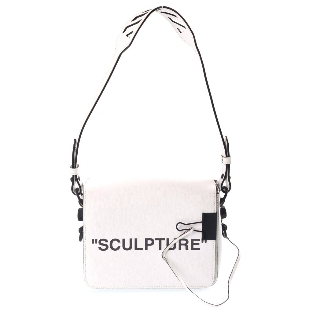 OFF-WHITE(オフホワイト) SCULPTURE スカルプチャー 2WAY ハンド ショルダーバッグ ホワイト OWNA011R184230520110