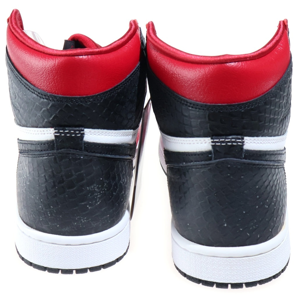 NIKE(ナイキ) WMNS AIR JORDAN 1 HIGH OG SATIN RED ウィメンズ エアジョーダン サテンレッド ハイカットスニーカー レッド/ホワイト US9/26cm CD0461-601