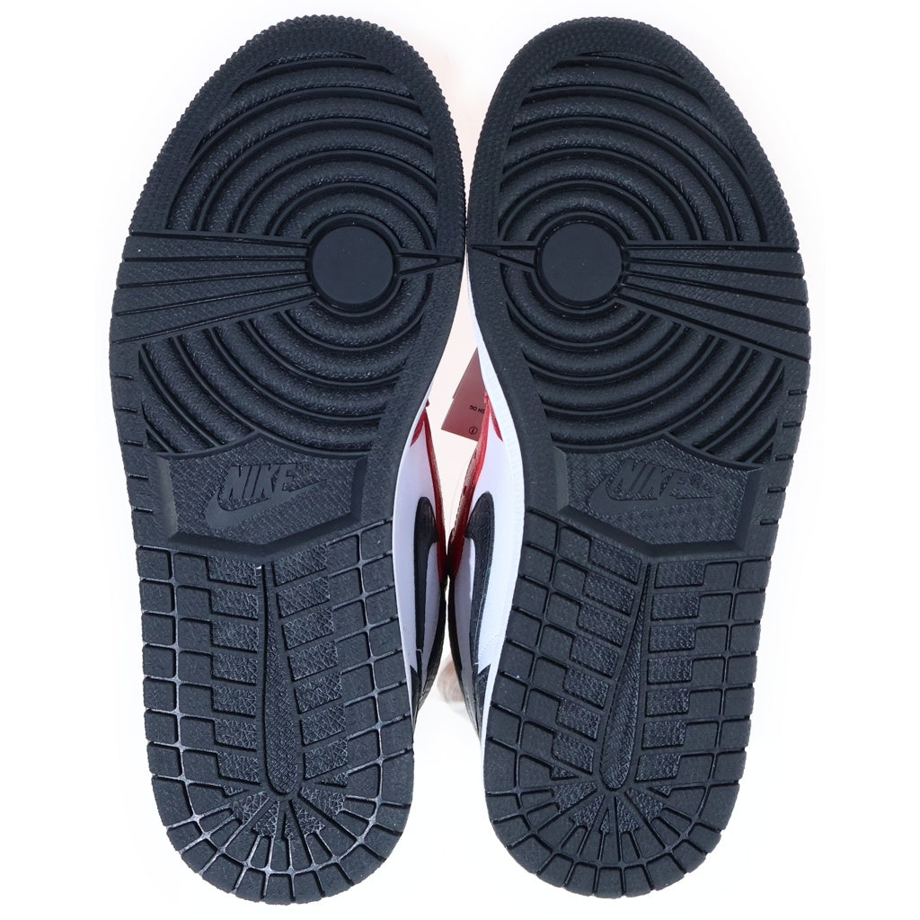 NIKE(ナイキ) WMNS AIR JORDAN 1 HIGH OG SATIN RED ウィメンズ エアジョーダン サテンレッド ハイカットスニーカー レッド/ホワイト US9/26cm CD0461-601