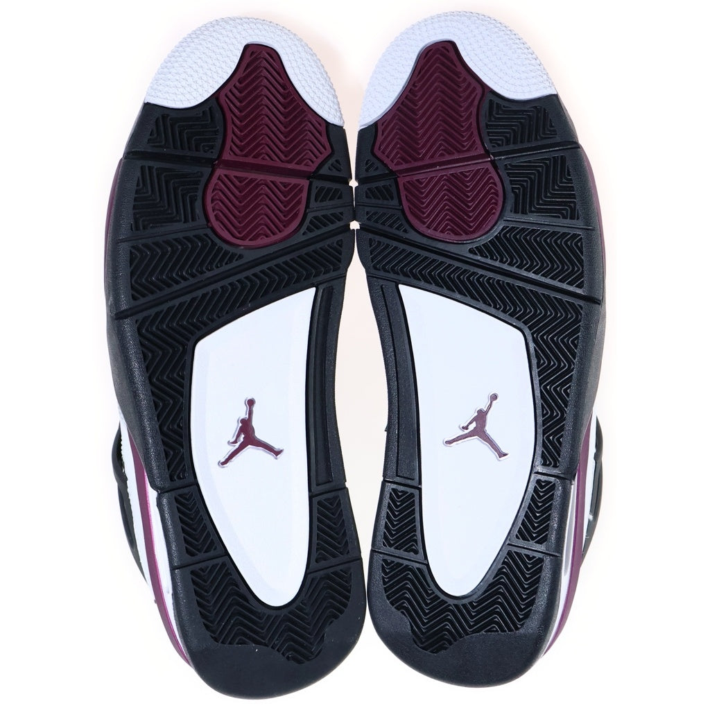 NIKE(ナイキ) ×PARIS SAINT-GERMAIN AIR JORDAN 4 RETRO パリサンジェルマン エアジョーダン レトロ ハイカットスニーカー ホワイト/パープル US9/27cm CZ5624-100