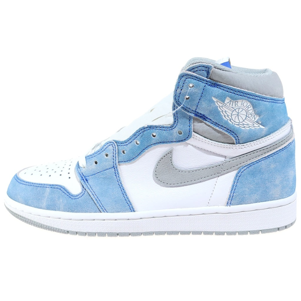 NIKE(ナイキ) AIR JORDAN 1 HIGH OG HYPER ROYAL エアジョーダン ハイパーロイヤル ハイカットスニーカー ライトブルー/ホワイト US9/27cm 555088-402