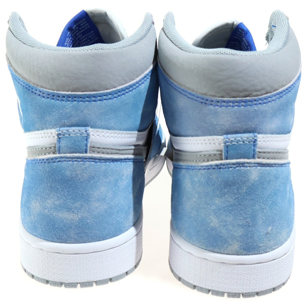NIKE(ナイキ) AIR JORDAN 1 HIGH OG HYPER ROYAL エアジョーダン ハイパーロイヤル ハイカットスニーカー ライトブルー/ホワイト US9/27cm 555088-402