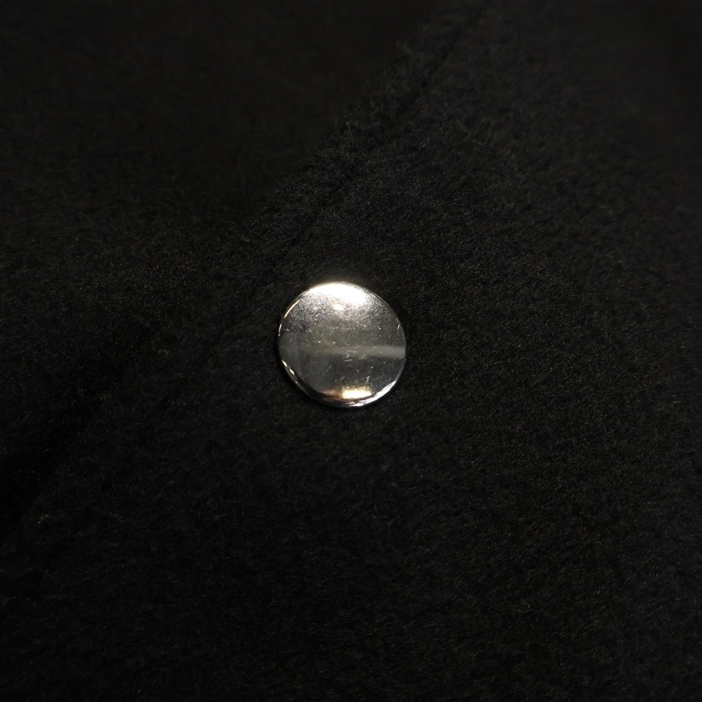 CELINE(セリーヌ) 23AW COLLEGE PARKA IN DOUBLE FACE WOOL ダブルフェイス ウール カレッジパーカー ロングコート ブラック 2V73S553R