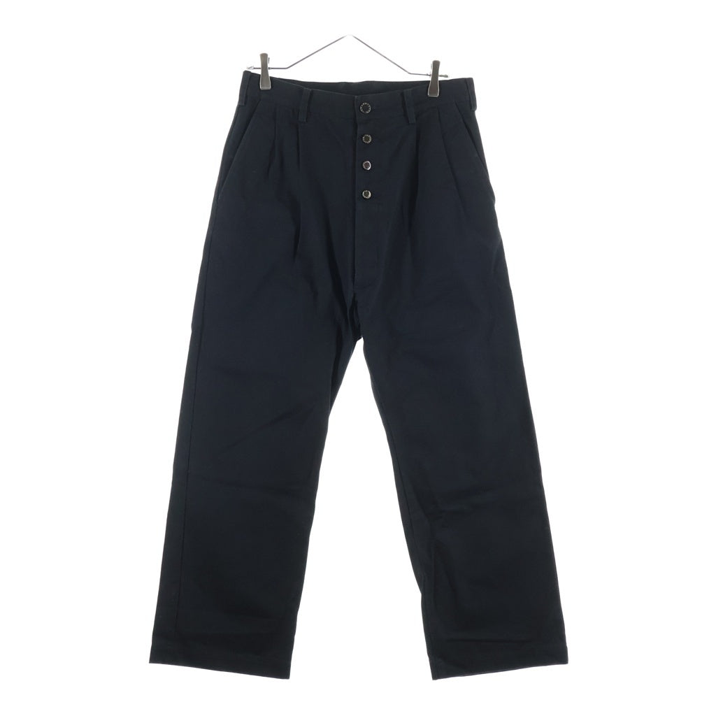 FUMITO GANRYU(フミトガンリュウ) 21AW Sarrouel Chino Pants サルエル チノパンツ ブラック FU4-PA-07