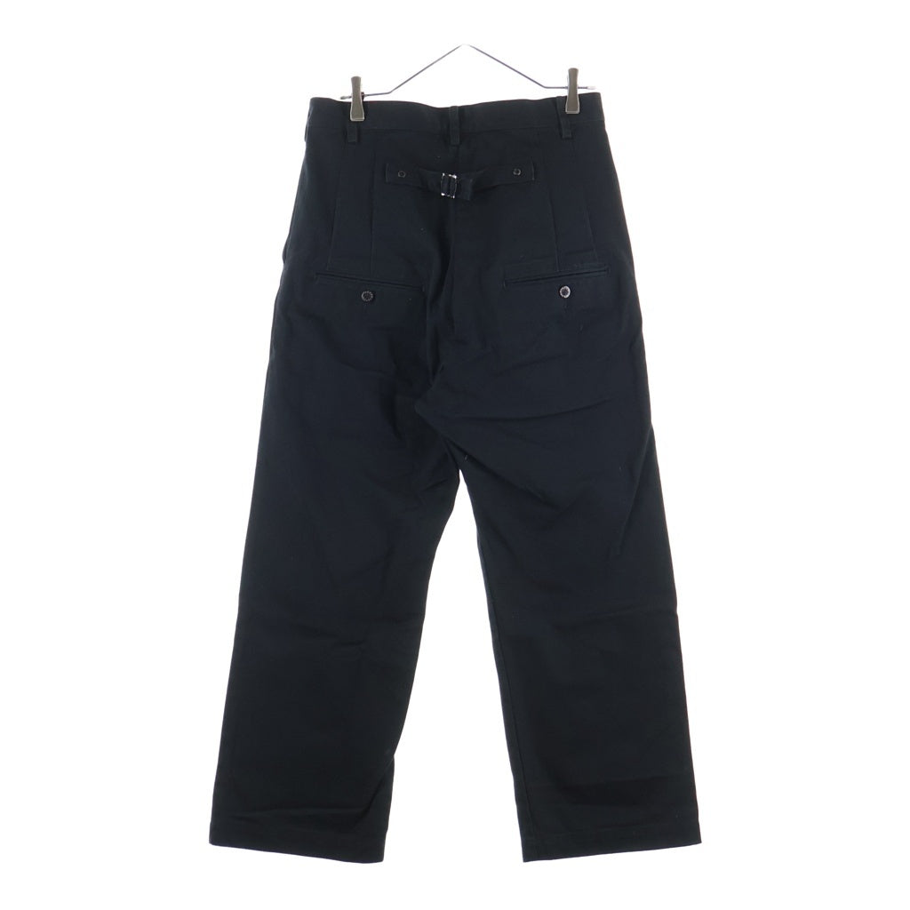 FUMITO GANRYU(フミトガンリュウ) 21AW Sarrouel Chino Pants サルエル チノパンツ ブラック FU4-PA-07