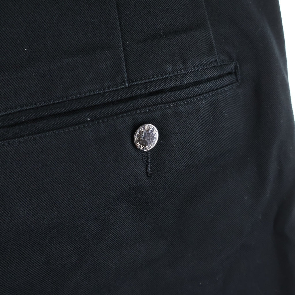 FUMITO GANRYU(フミトガンリュウ) 21AW Sarrouel Chino Pants サルエル チノパンツ ブラック FU4-PA-07
