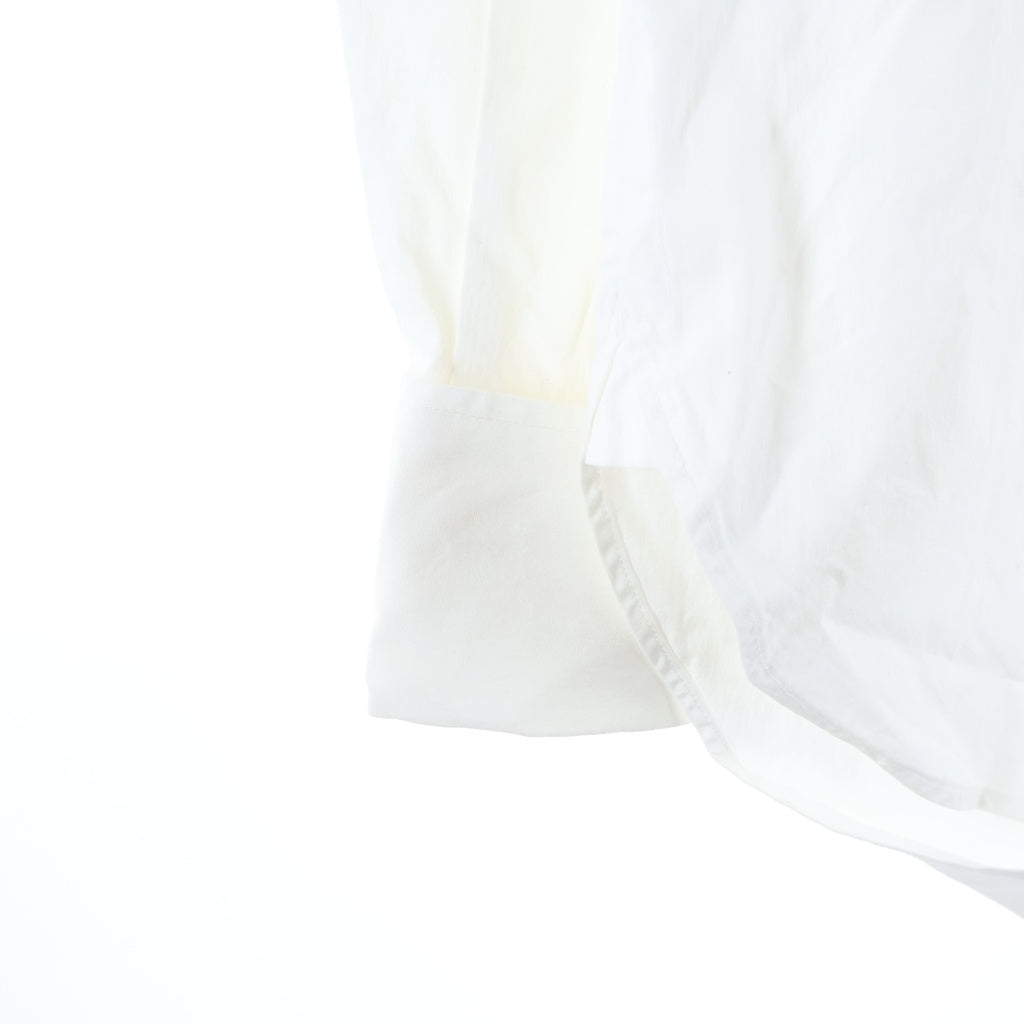 TAKAHIROMIYASHITA The SoloIst.(タカヒロミヤシタザソロイスト) 20SS Band Collar Shirt コットン バンドカラー 長袖ドレスシャツ ホワイト 0001DSS20