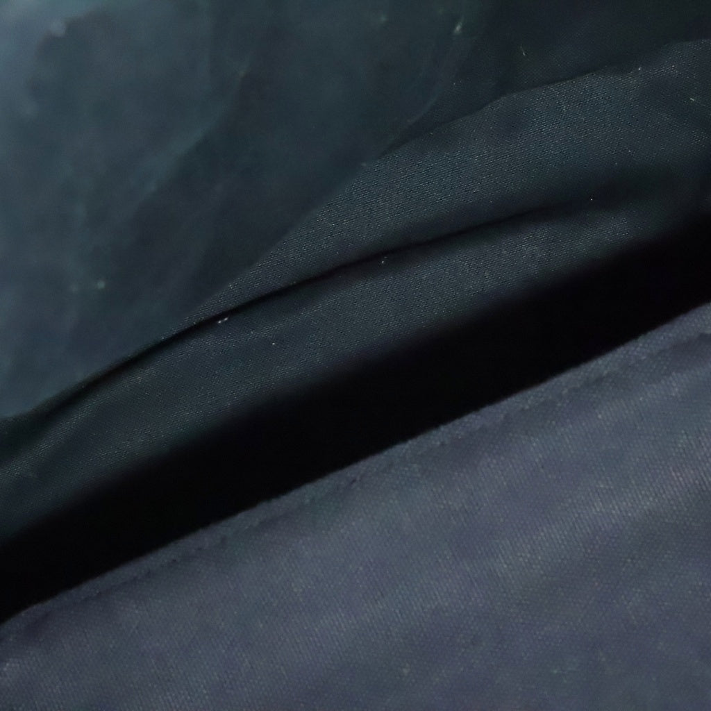 COMME des GARCONS HOMME(コムデギャルソンオム) ドローストリング レザー切替 コットンキャンバス リュックサック バックパック ブラック HH-K 205