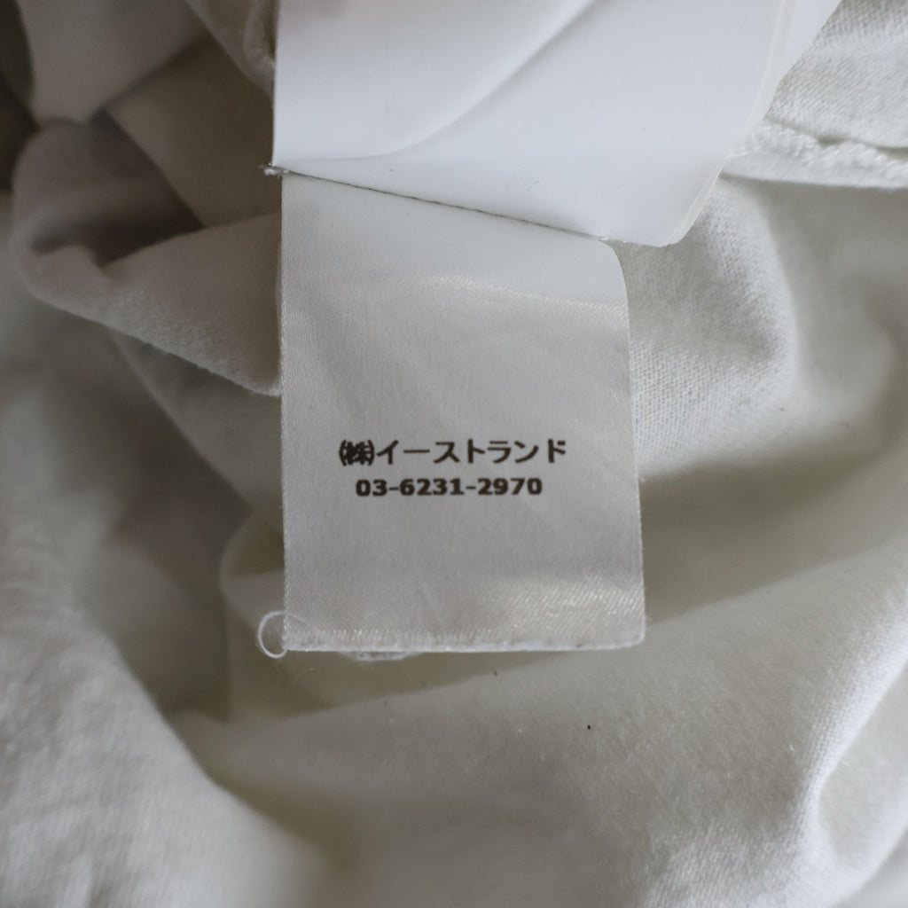 OFF-WHITE(オフホワイト) 20SS フェイクレイヤード グラフィックプリント クルーネック 長袖Tシャツ カットソー ホワイト OMAB022S20185005