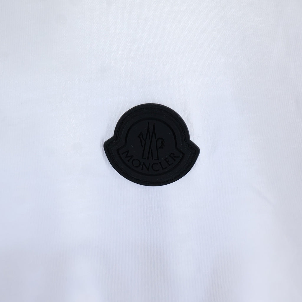 MONCLER(モンクレール) 24SS MAGLIA MANICA LUNGA マッリア マニカ ルンガ バックプリント クルーネック 長袖Tシャツ カットソー ホワイト J20918D00008 89A17