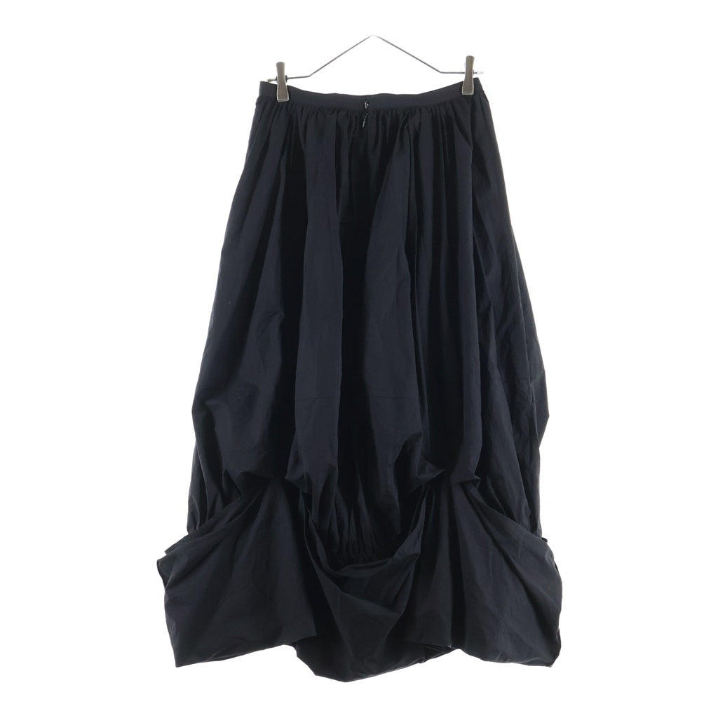ENFOLD(エンフォルド) 20SS ハイカウントタイプライター バルーンロングスカート ブラック レディース 300DS831-2570