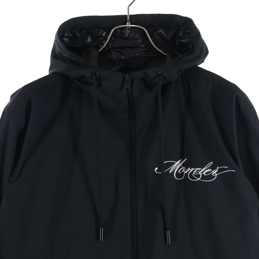 MONCLER(モンクレール) 25AW IRACLIA イラクリア ロゴ刺繍 フーデッドジャケット ブラック K20911A00063