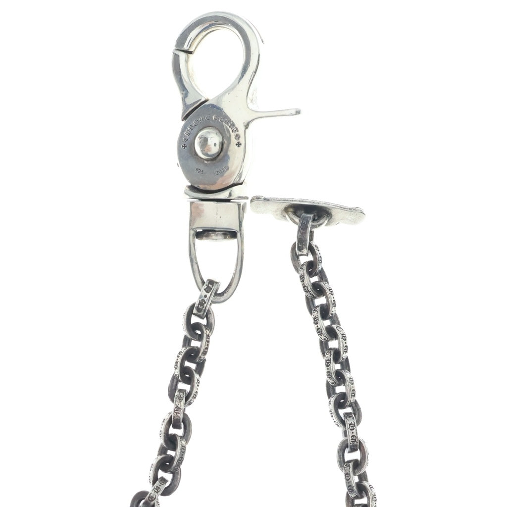 CHROME HEARTS(クロムハーツ) 1 CLIP T-BAR PAPER CHAIN 18 1クリップ Tバー ペーパーチェーンウォレットチェーン 18inch シルバー