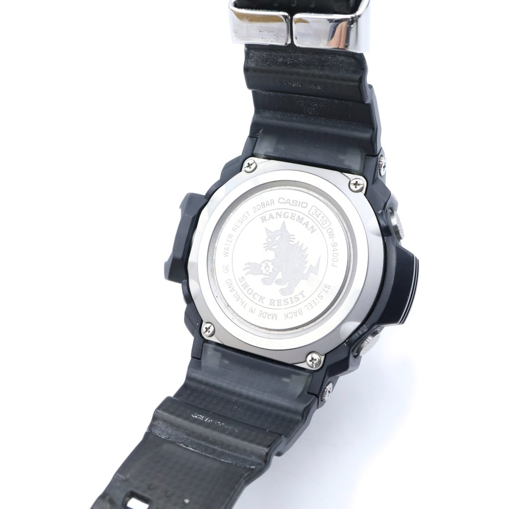 CASIO(カシオ) G-SHOCK RANGEMAN ジーショック レンジマン デジタル電波 ソーラー腕時計 ブラック GW-9400J