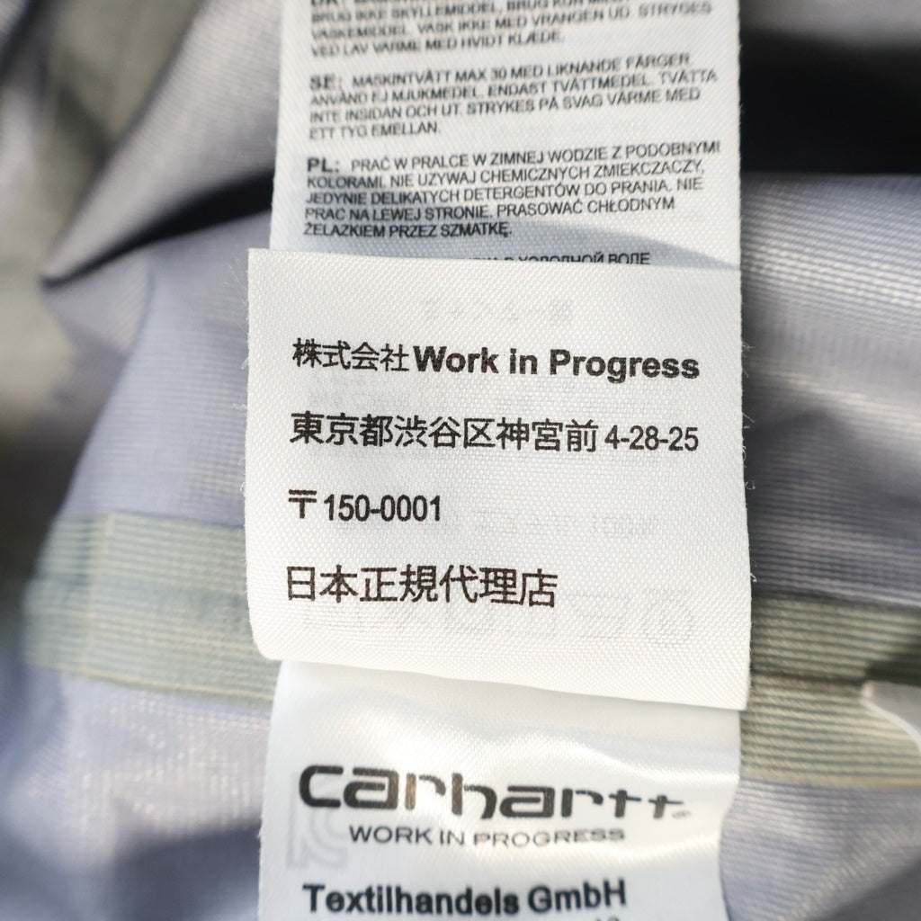 Carhartt WIP(カーハート ダブリューアイピー) 20SS GORE-TEX POINT PULLOVER ゴアテックス ポイント ハーフジップ プルオーバー マウンテンパーカー ブラック I027739.89.00.03