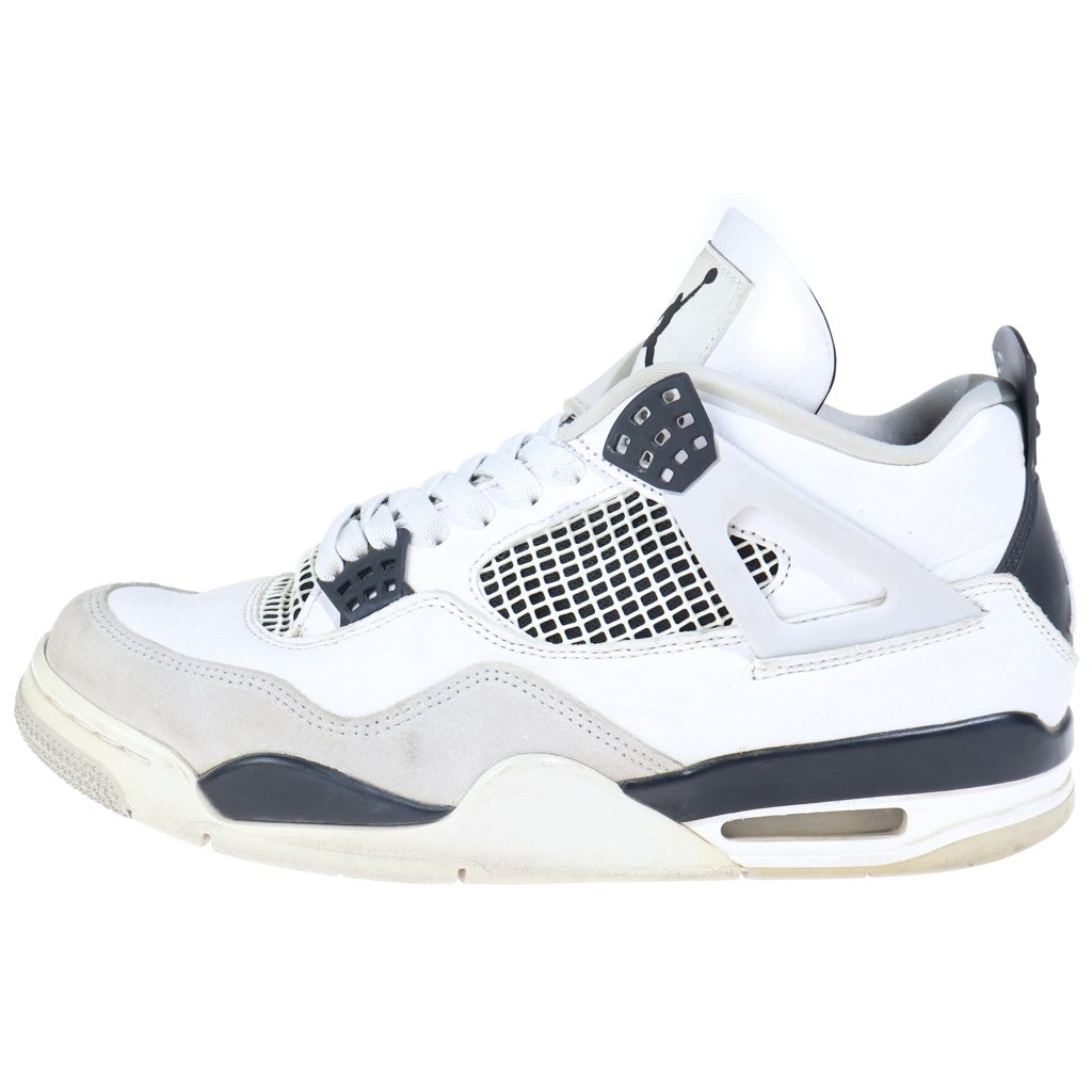 NIKE(ナイキ) AIR JORDAN Military Black エアジョーダン 4 ミリタリーブラック ハイカットスニーカー ホワイト/ブラック US10/28cm DH6927-111