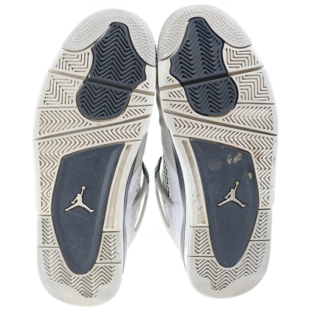 NIKE(ナイキ) AIR JORDAN Military Black エアジョーダン 4 ミリタリーブラック ハイカットスニーカー ホワイト/ブラック US10/28cm DH6927-111
