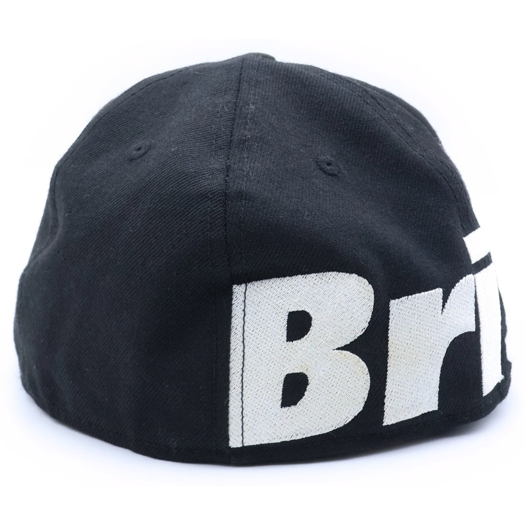 F.C.R.B./F.C.Real Bristol/FCRB(エフシーアールビー/エフシーレアルブリストル) 17AW ×NEWERA ニューエラ ロゴデザイン キャップ 帽子 ブラック