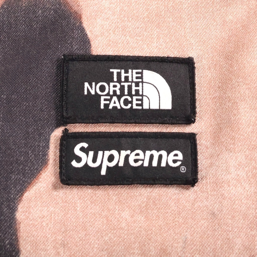 SUPREME(シュプリーム) 21AW ×THE NORTH FACE Bleached Denim Print Pocono Backpack ザノースフェイス ブリーチド デニムプリント バックパック ブラック/ブラウン