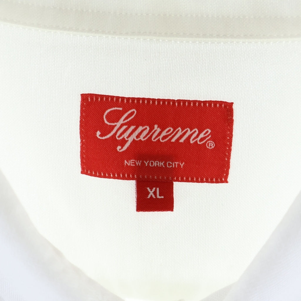 SUPREME(シュプリーム) Loose Fit Oxford S/S Shirt ルーズフィット オックスフォード半袖シャツ ホワイト