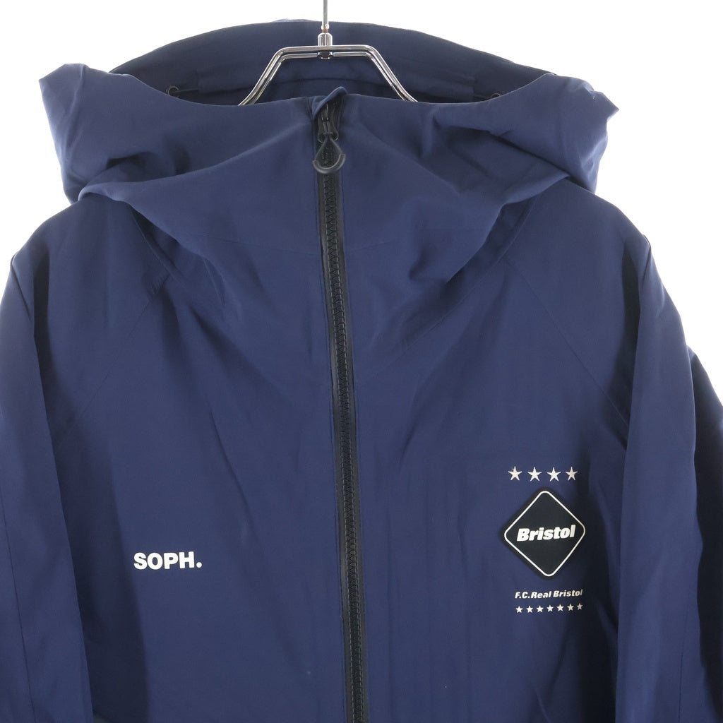 F.C.R.B./F.C.Real Bristol/FCRB(エフシーアールビー/エフシーレアルブリストル) 22SS WARM UP JACKET ウォームアップ フーデッド ジャケット パーカー ネイビー FCRB-220000