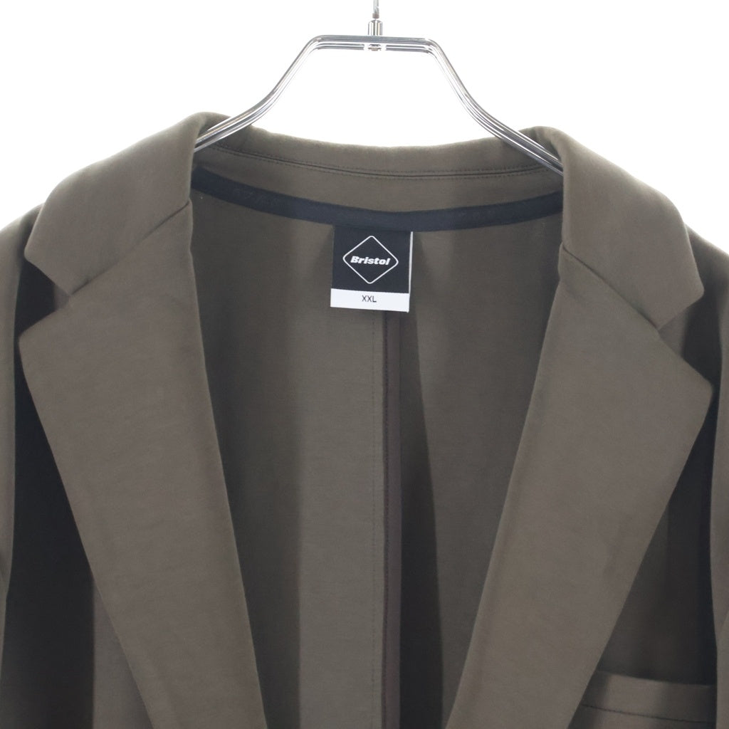 F.C.R.B./F.C.Real Bristol/FCRB(エフシーアールビー/エフシーレアルブリストル) 25AW TECH SWEAT BLAZER テックスウェットブレザー ジャケット ブラウン FCRB-252071