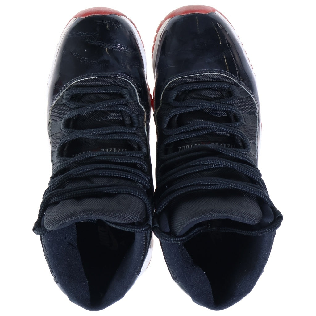 NIKE(ナイキ) AIR JORDAN Bred エアジョーダン 11 ブレッド ハイカットスニーカー ブラック/レッド US10/28cm 378037-061