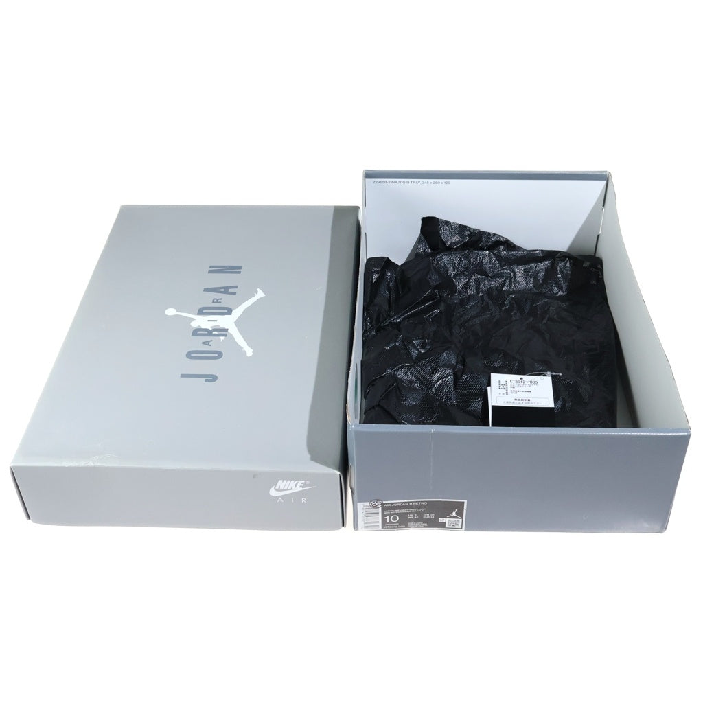 NIKE(ナイキ) AIR JORDAN 11 RETRO COOL GREY エアジョーダン11 レトロ クールグレー ハイカットスニーカー グレー US10/28cm CT8012-005