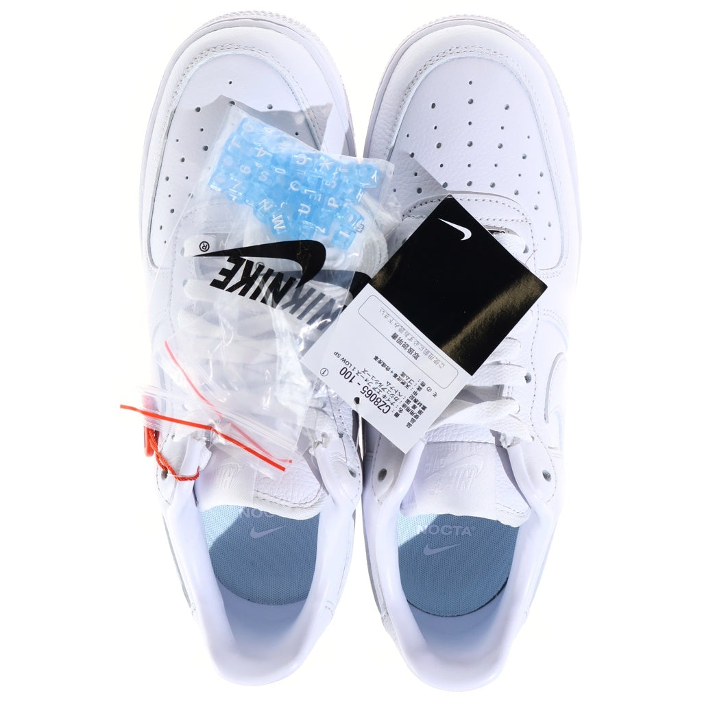 NIKE(ナイキ) ×DRAKE NOCTA AIR FORCE 1 LOW LOVE YOU FORVER WHITE ドレイクノクタ エアフォース1 ローカットスニーカー ホワイト US9/27cm CZ8065-100