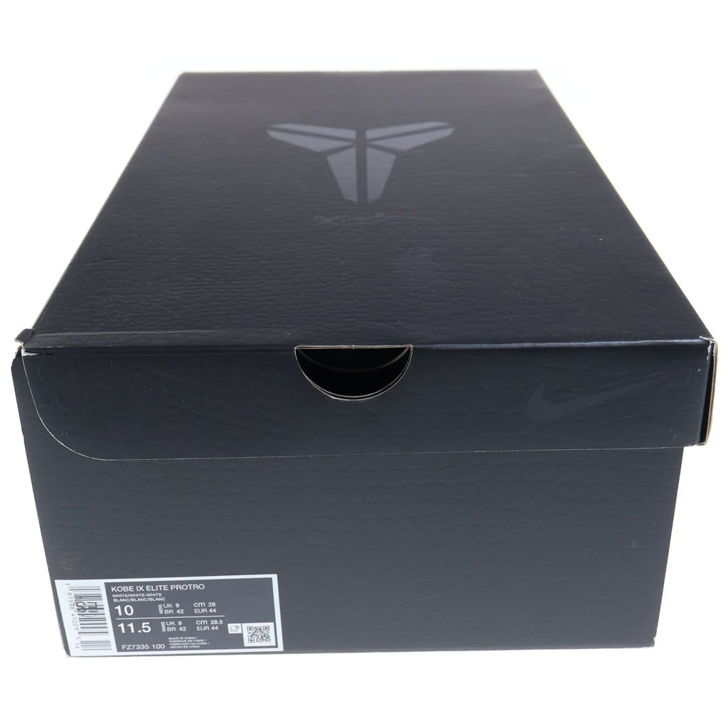 NIKE(ナイキ) KOBE 9 ELITE HIGH PROTRO HALO コービー9 エリート プロトロ ヘイロー ハイカットスニーカー ホワイト US10/28cm FZ7335-100