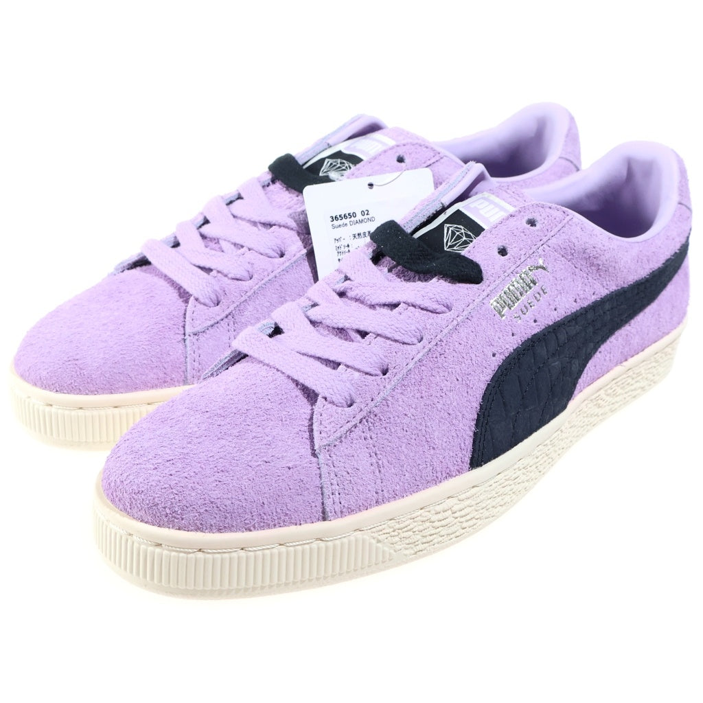 PUMA(プーマ) ×DIAMOND SUPLY CO. SUEDE OECHID BLOOM ダイアモンドサプリーカンパニー スウェード オーキッドブルーム ローカットスニーカー パープル US9/27cm365650-02 365650-02