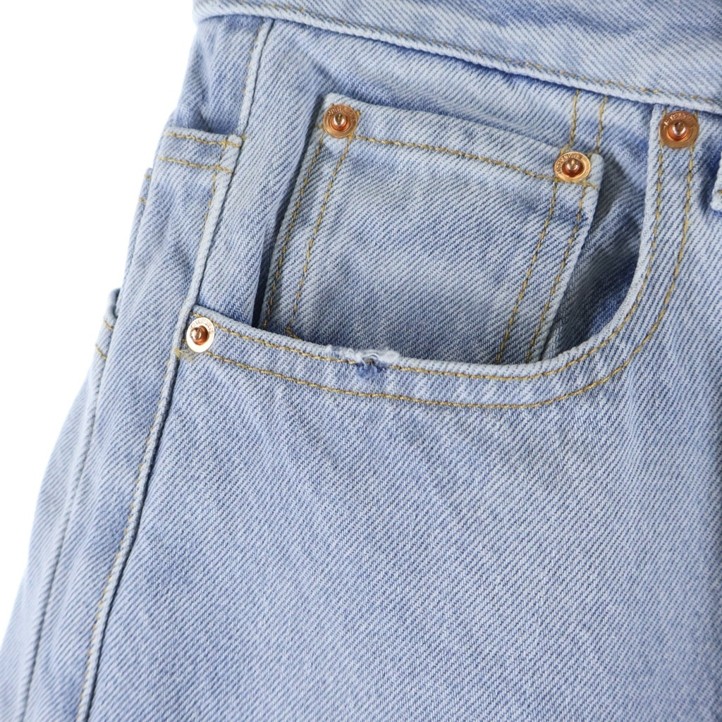 VETEMENTS(ヴェトモン) 23SS PLAIN BAGGY JEANS ワイド バギーデニムパンツ インディゴ UE63PA305N1