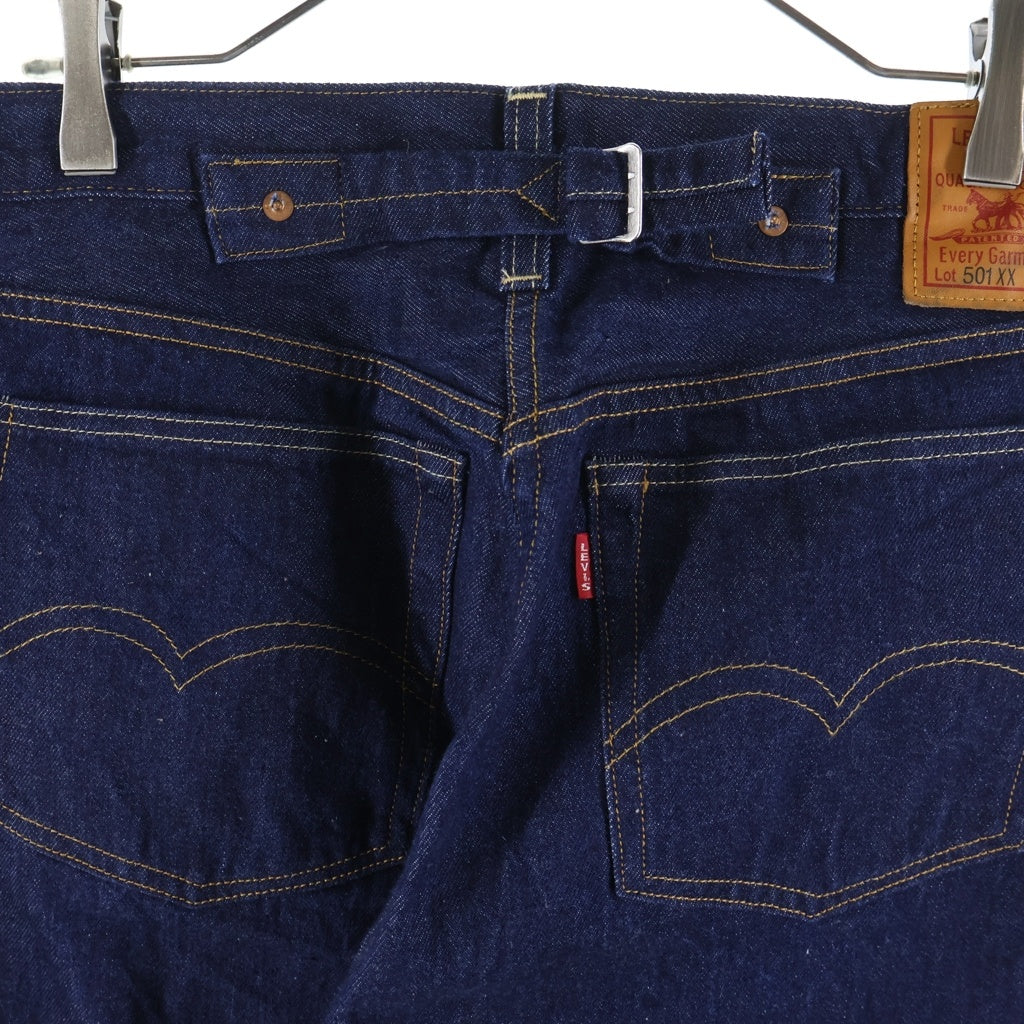 Levi's(リーバイス) 501XX 1937年復刻モデル カイハラ赤耳デニム ボタンフライ リジット セルビッチ ストレートデニムパンツ インディゴ PC9-37501-0018