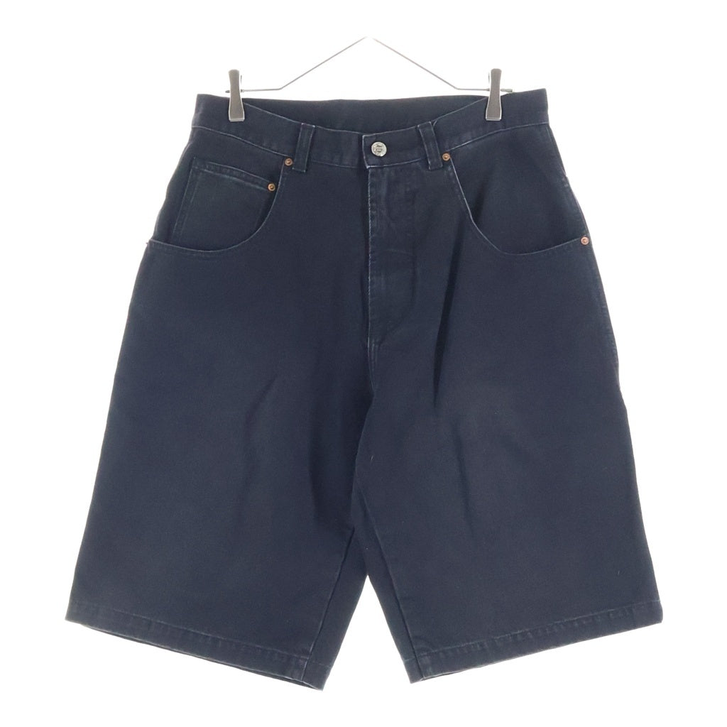 VETEMENTS(ヴェトモン) 25AW HIP-HOP SHORTS ヒップホップ フェード加工 カーペンターデニムショーツ ハーフパンツ ブラック UH76DP125B2