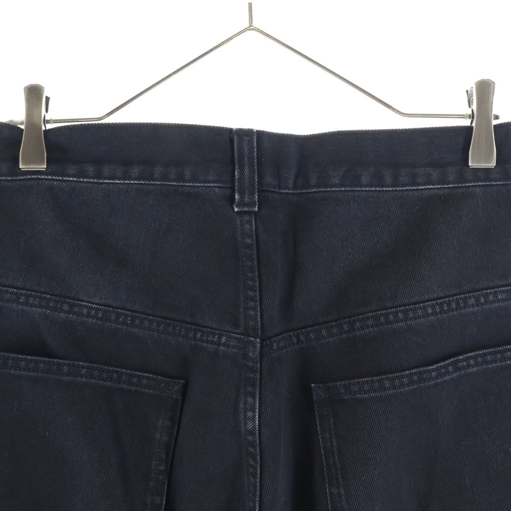 VETEMENTS(ヴェトモン) 25AW HIP-HOP SHORTS ヒップホップ フェード加工 カーペンターデニムショーツ ハーフパンツ ブラック UH76DP125B2