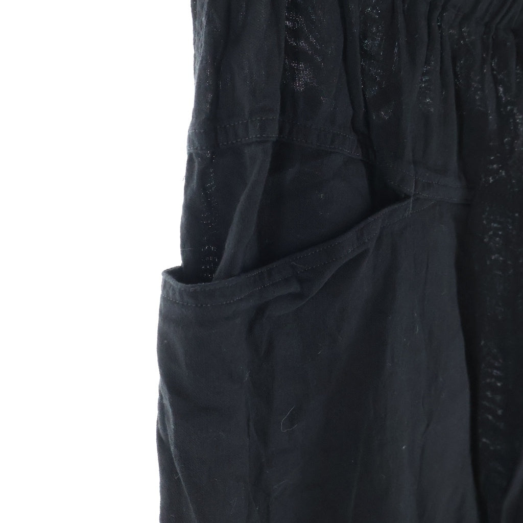 COMOLI(コモリ) 26SS オックス コンパーティブルパンツ ブラック D01-03013