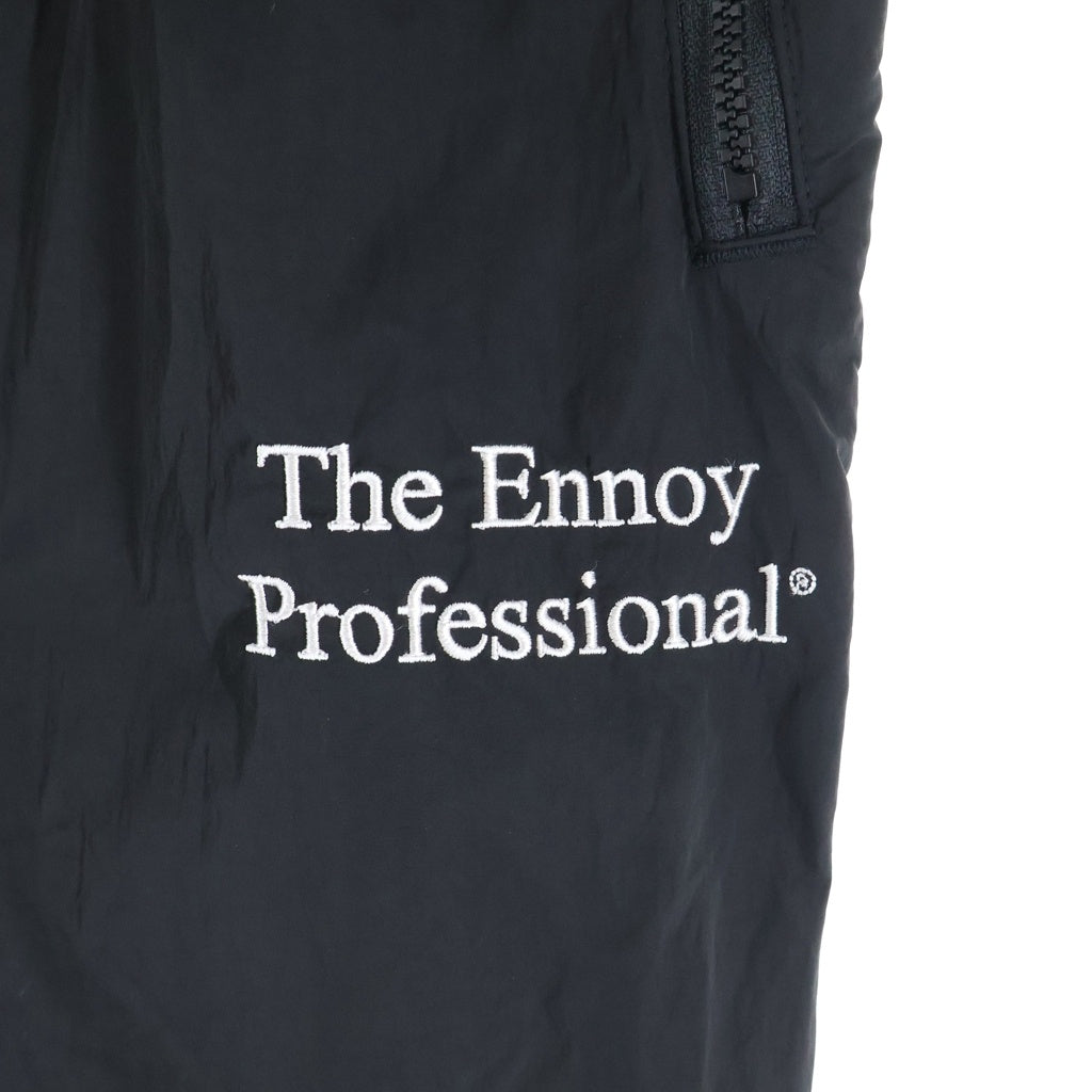 The Ennoy Professional(エンノイプロフェッショナル) 26SS PIPING NYLON TRACK PANTS パイピング ナイロントラックパンツ ブラック SS26BRENPT01LP
