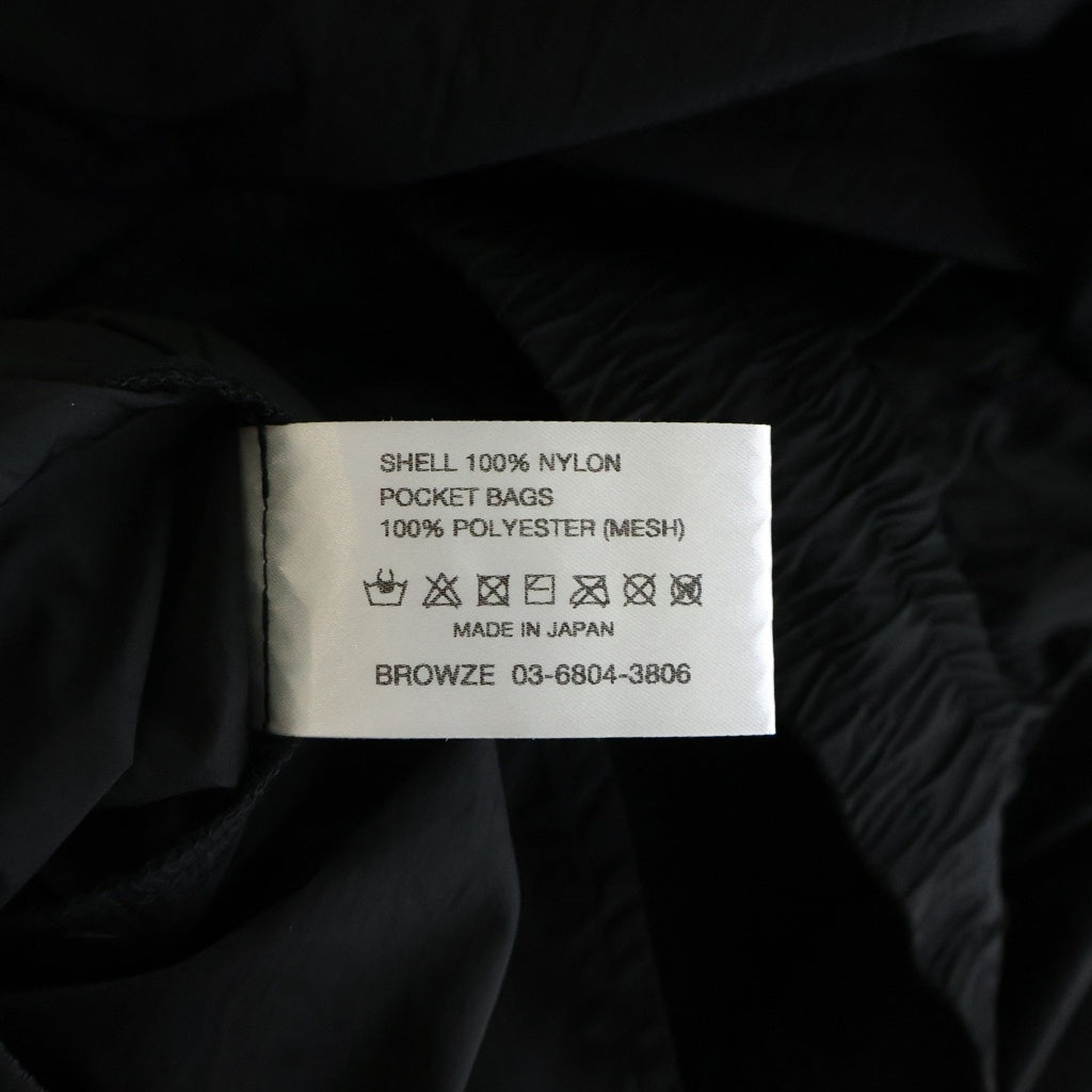 The Ennoy Professional(エンノイプロフェッショナル) 26SS PIPING NYLON TRACK PANTS パイピング ナイロントラックパンツ ブラック SS26BRENPT01LP